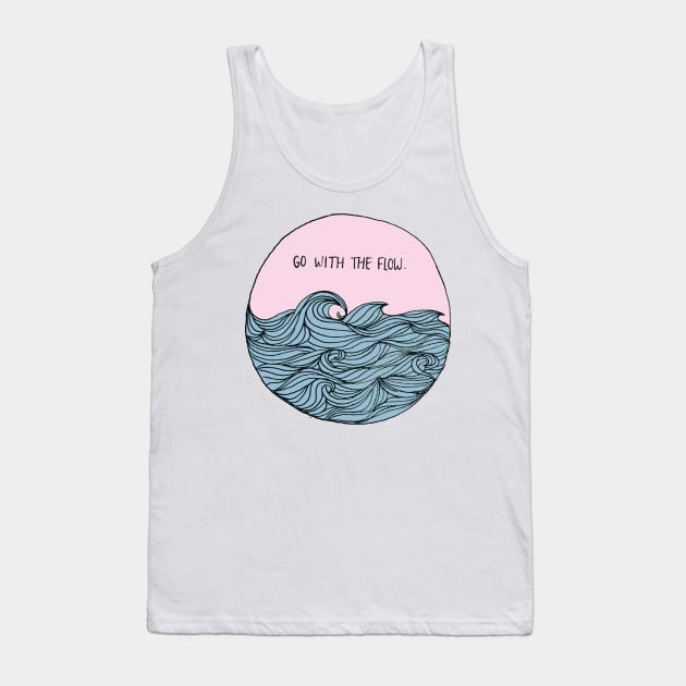 Go With The Flow Tank Top by Nayo Draws